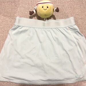 Nike Dri Fit Court Skort Tennis  w Built in Shorts Light Blue size XS